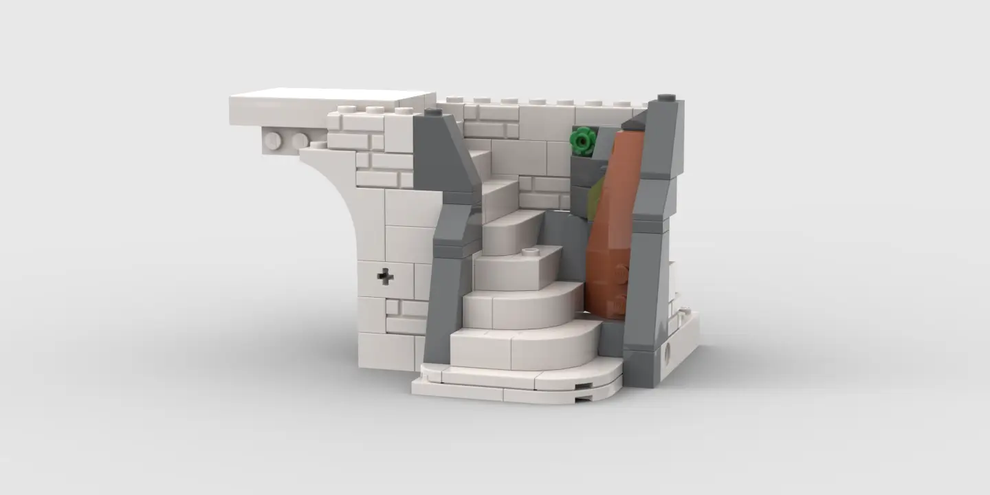 Lego Studio render of some of the initial work on my 