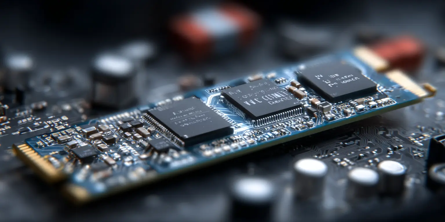 Midjourney prompt: Poor user experience during debugging a NVMe hard disk being detached while the system runs.